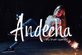 Andecha: A Hand Brushed Typeface for Editorial Design