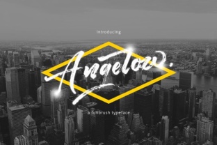 Angelow: A Bold Brush Font for Your Brand