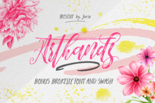 Arthands: A Natural Script Font for Editorial Design