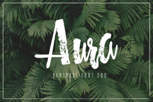 Aura Font: A Handmade Typeface for Authentic Brands