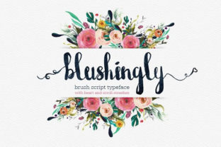 Blushingly: A Handcrafted Font for Elegant Branding