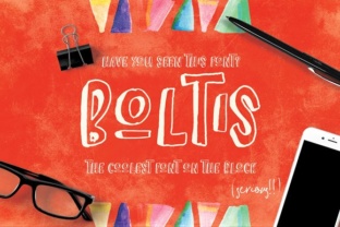 Boltis: A Handcrafted Script Font for Digital Design