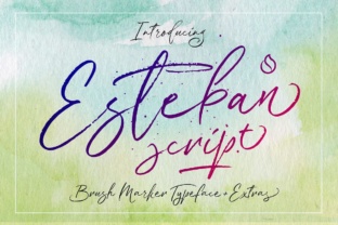 Esteban: A Playful Script Font for Editorial Design