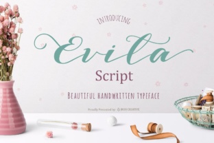 Evita Font: A Playful Script for Editorial Design