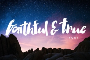 Faithful True: A Handcrafted Font for Brand Identity