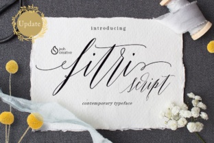Fitri: A Modern Script Font for Elegant Editorial Design