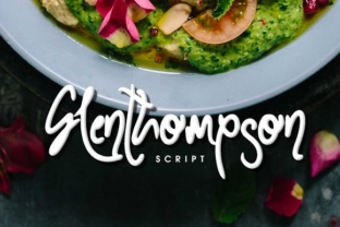 Glenthompson: A Handcrafted Font for Brand Identity