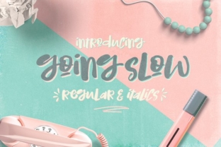 Going Slow: A Handcrafted Script Font for Web Design
