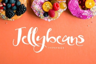 Jellybeans Font: A Playful Script for Editorial Design
