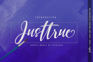 Justtrue: A Brush Typeface for Digital Branding