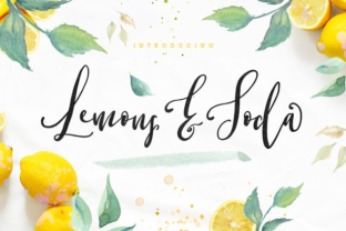 Lemons and Soda: A Fresh Script Font for Branding