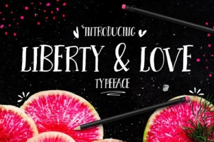 Liberty Love: A Handcrafted Font for Branding
