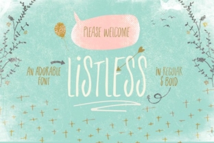 Listless Font: Elevate Your Brand with Handcrafted Style