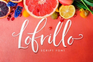 Lofrillo: A Handcrafted Script Font for Web Design