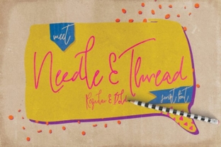 Needle Thread Font: Sharpen Your Campaign Visuals