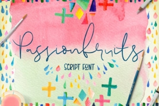 Passionfruits Font: Elevate Your Handmade Brand