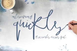 Quickly Typeface: A Handcrafted Script for Editorial Design