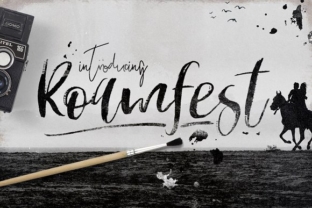 Roamfest: A Handcrafted Typeface for Bold Branding