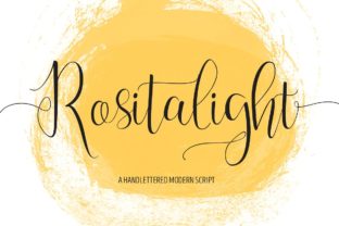 Rositalight: The Connected Script Font for Clear Campaigns