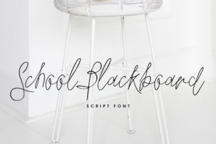 School Blackboard: A Handcrafted Font for Brand Identity