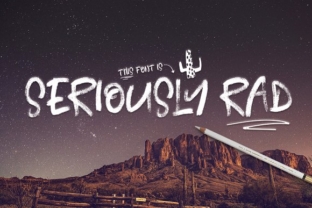 Seriously Rad: A Handcrafted Font for Editorial Design