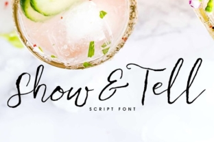 Show Tell: A Handcrafted Font for Editorial Design