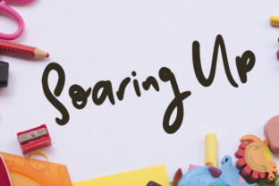 Soaring Up: A Handcrafted Script Font for Makers