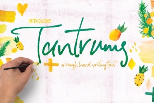 Tantrums Font: A Handcrafted Script for Bold Brands
